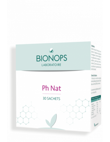 Bionops PH Nat 30 sachets - Régule l'équilibre Acido -Basique - Anti acidité gastrique