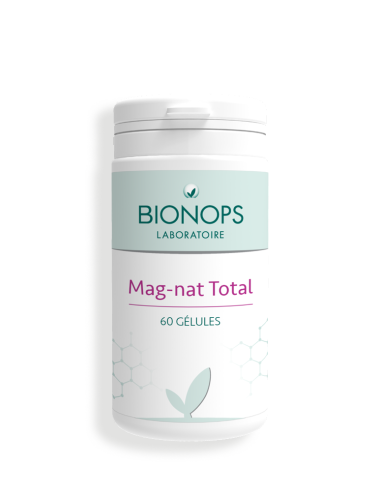 Bionops Mag Nat Total 60 gélules - 280 mg de Magnésium