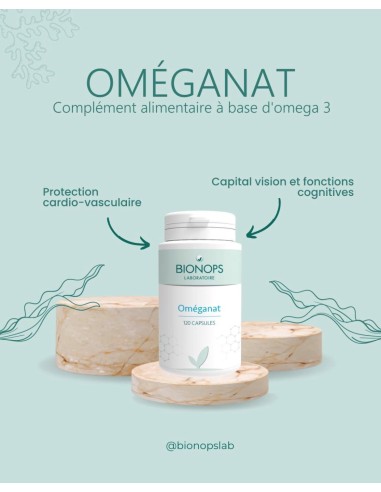 Bionops Oméganat - Complément alimentaire à base d'huile de poissons riche en Oméga 3 (EPA & DHA) - 2
