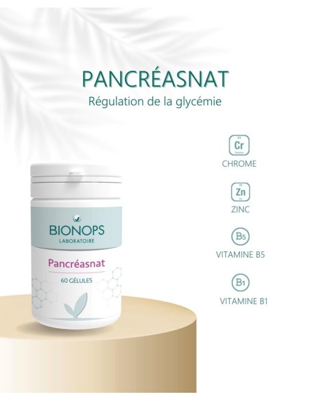 Bionops Pancrésnat 60 gélules - Aide à lutter contre le diabète - 2