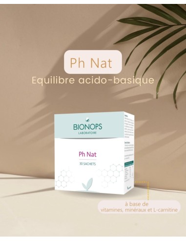 Bionops PH Nat 30 sachets - Régule l'équilibre Acido -Basique - Anti acidité gastrique  - 2