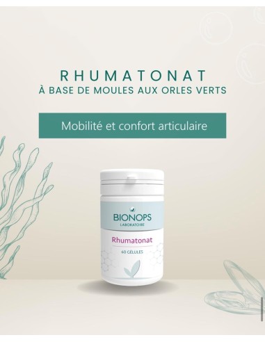 Bionops Rhumatonat - A base de moules aux Orles Verts