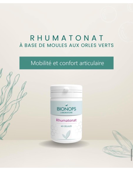 Bionops Rhumatonat - A base de moules aux Orles Verts