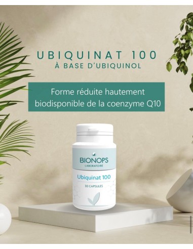 Bionops Ubiquinat 100 - CoEnzyme Q10 non oxydé ubiquinol - 2