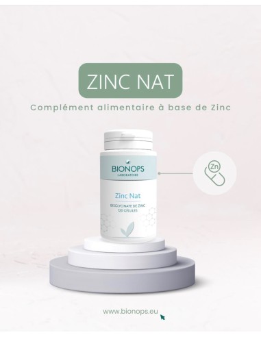 Bionops Zinc Bisglycinate 120 gélules - Aide à booster l'immunité - 2