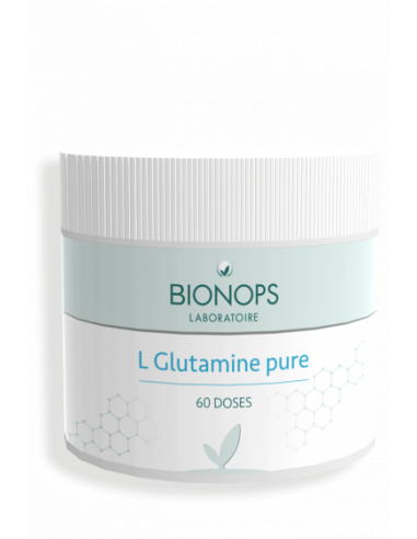 Bionops L-Glutamine Pure - 180 g - Sans arôme