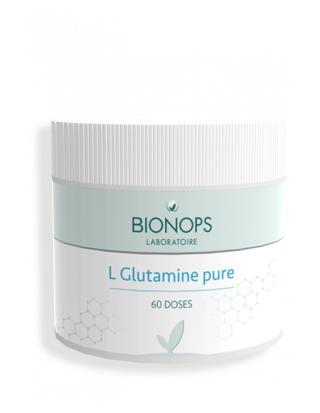 Bionops L-Glutamine Pure - 180 g - Sans arôme Bionops L-Glutamine Pure - 180 g - Sans arôme