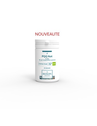 PQQ - Pyrroloquinone
Quinone Disodique - puissant antioxydant