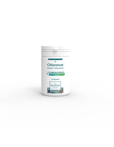 Bionops CHLORONAT® 60 gélules - 
Chlorophylle magnésienne + Propolis bio