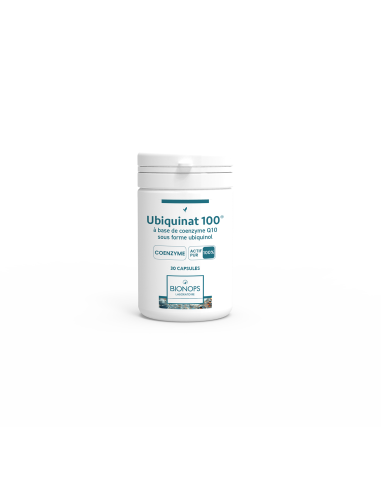Bionops Ubiquinat 100 - CoEnzyme Q10 non oxydé ubiquinol