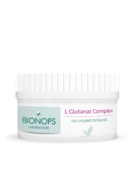 Bionops L Glutanat Complex - 1 mois de traitement - 3 g de glutamine par prise journalière (4 cuillères doseuse)