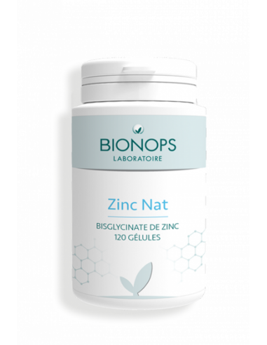 Bionops Zinc Bisglycinate 120 gélules - Aide à booster l'immunité