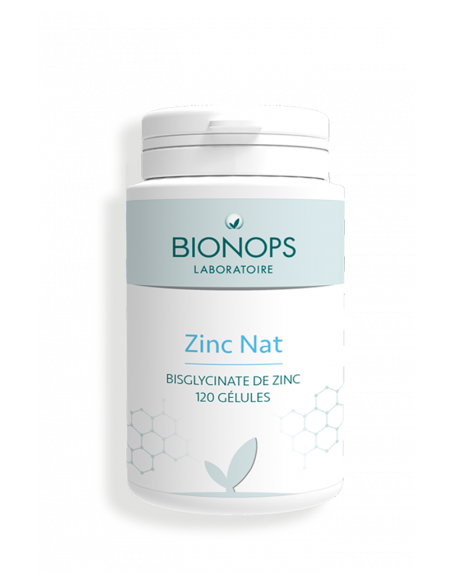 Bionops Zinc Bisglycinate 120 gélules - Aide à booster l'immunité